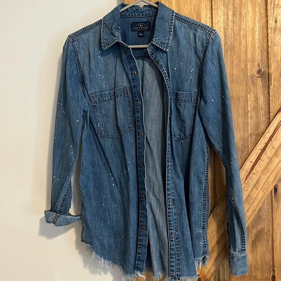 Lucky Brand Tops - Lucky Brand Button Down Denim